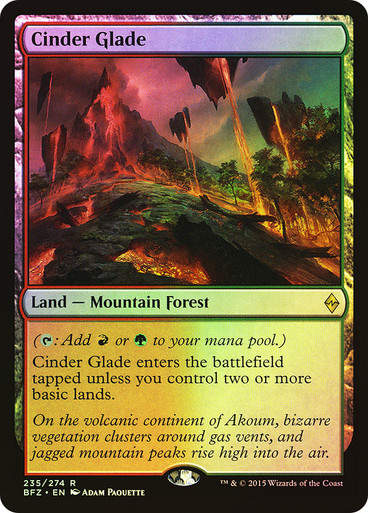 Cinder Glade (BFZ) (235) / Foil