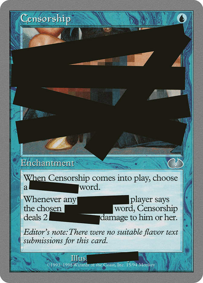Censorship (ugl)