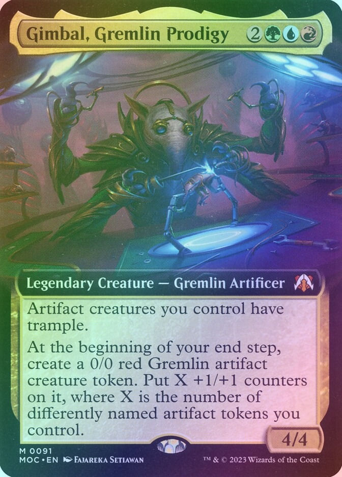Gimbal, Gremlin Prodigy (MOC) (91) / Extended Art / Foil