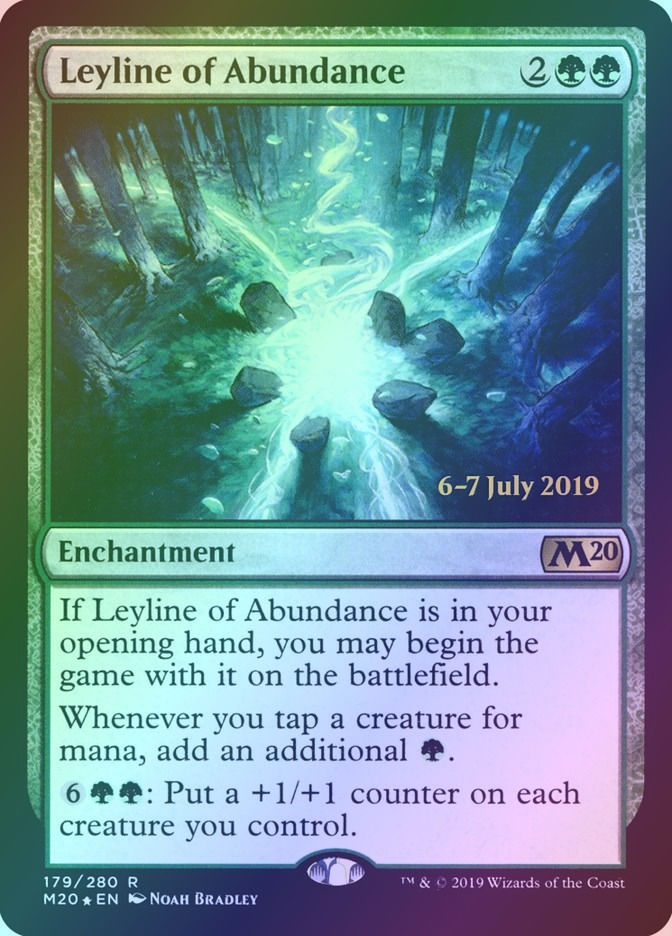 Leyline of Abundance (PM20) (179s) / Foil