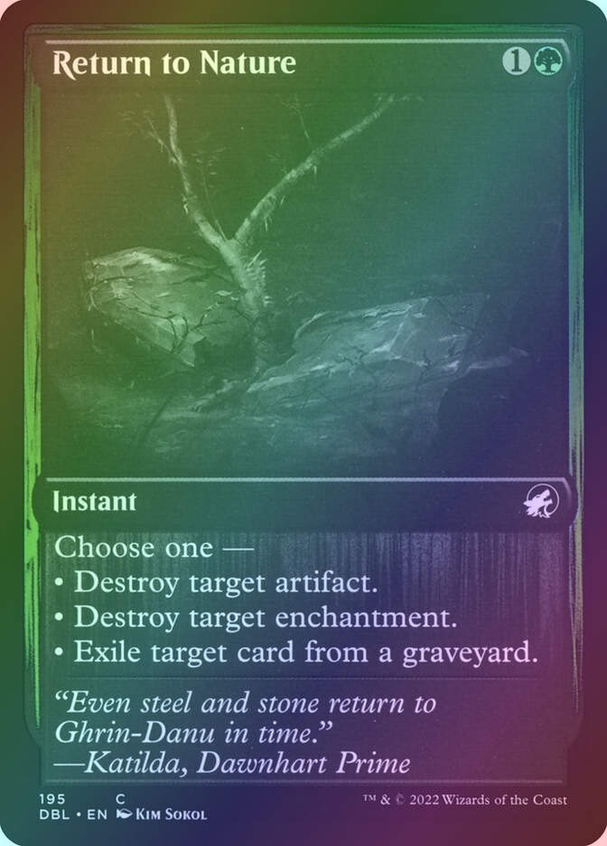 Return to Nature (DBL) (195) / Foil