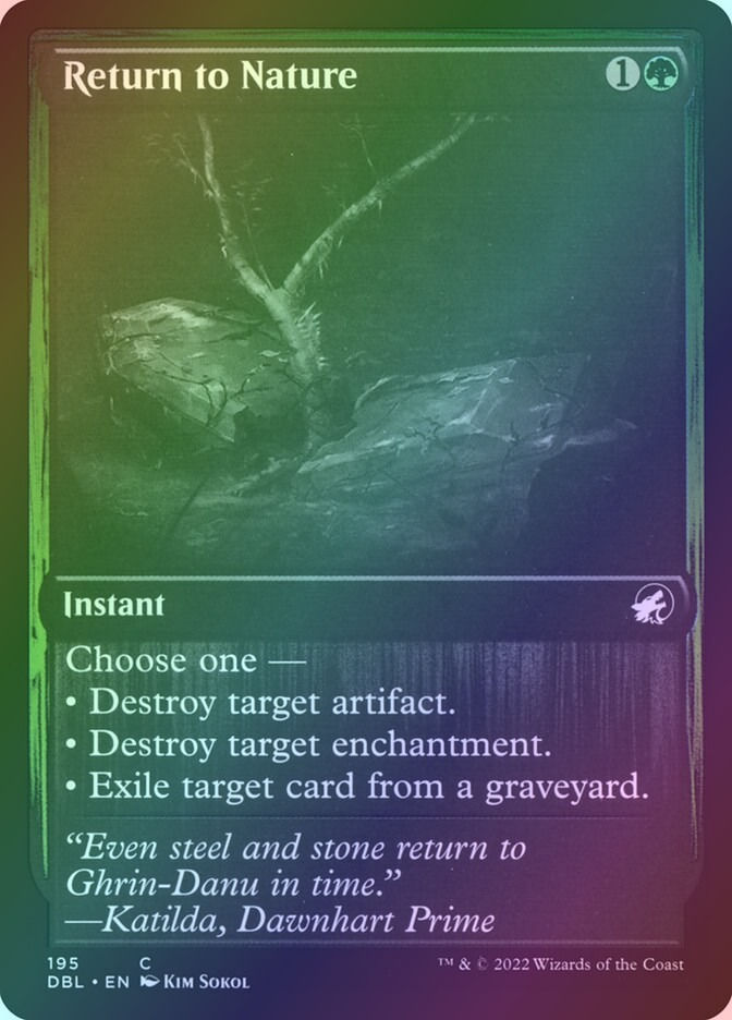 Return to Nature (DBL) (195) / Foil