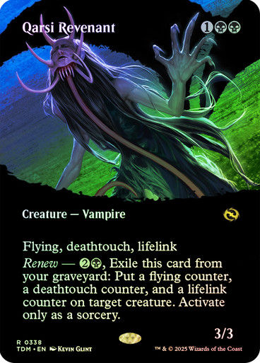 Qarsi Revenant (TDM) (338) / Foil / Showcase BL