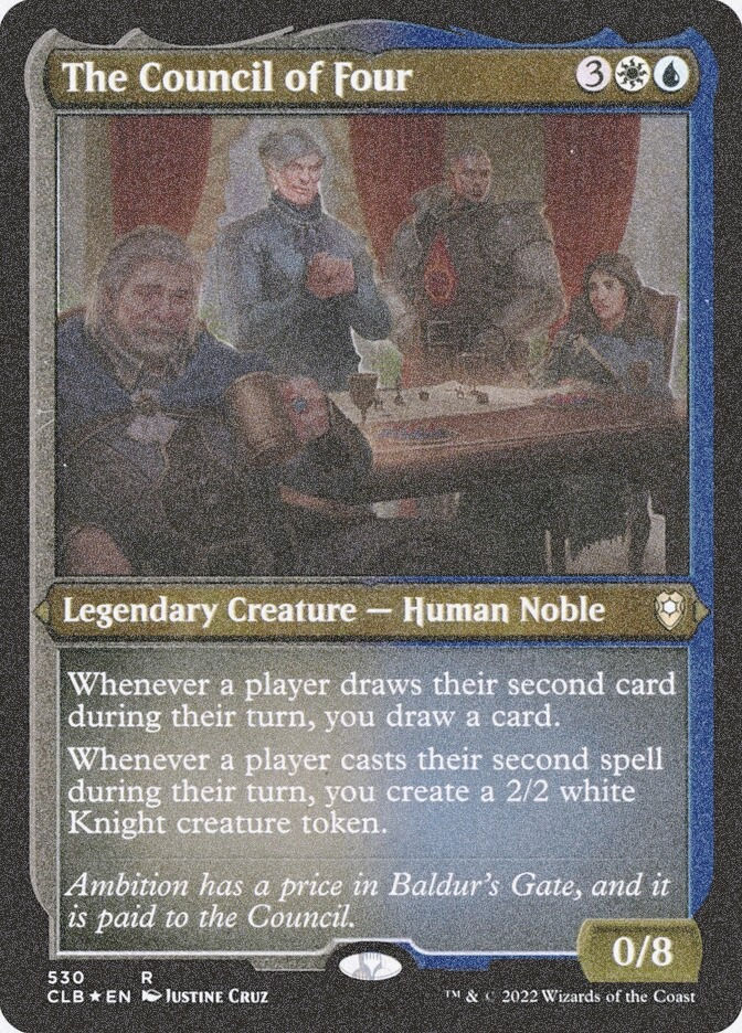 The Council of Four (CLB) (530) / Foil Etched
