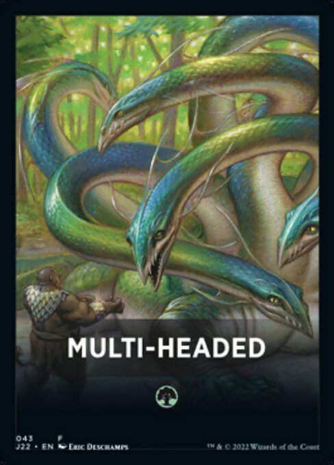 Multi-Headed (fj22) / Front Cards Token