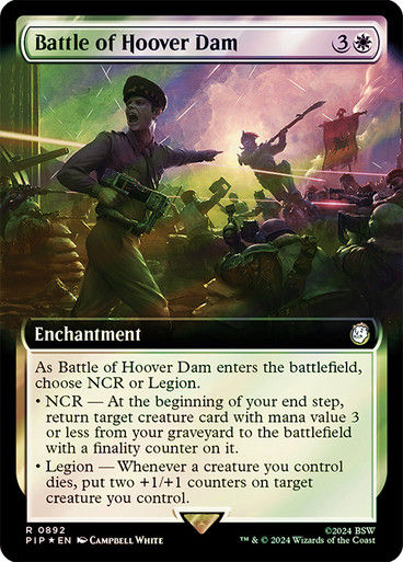 Battle of Hoover Dam (pip) (892) / Extended Surge Foil