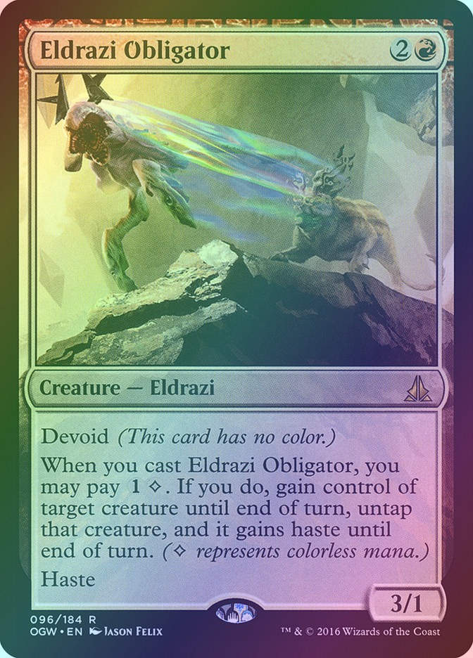 Eldrazi Obligator (OGW) (96) / Foil