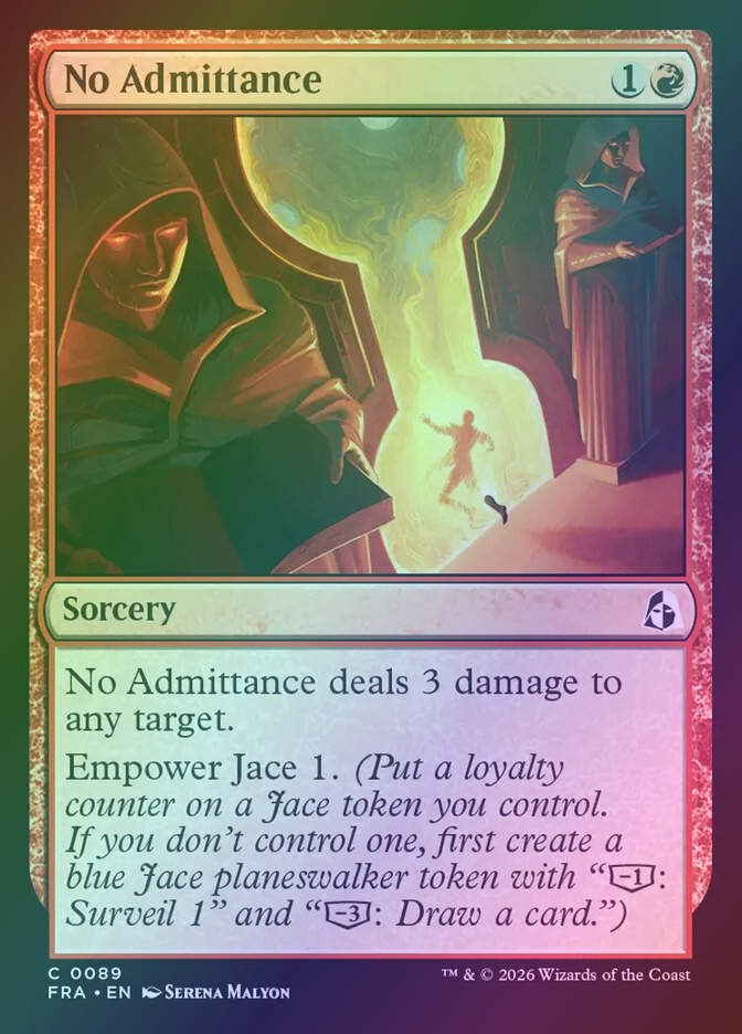 No Admittance (FRA) (89) / Foil