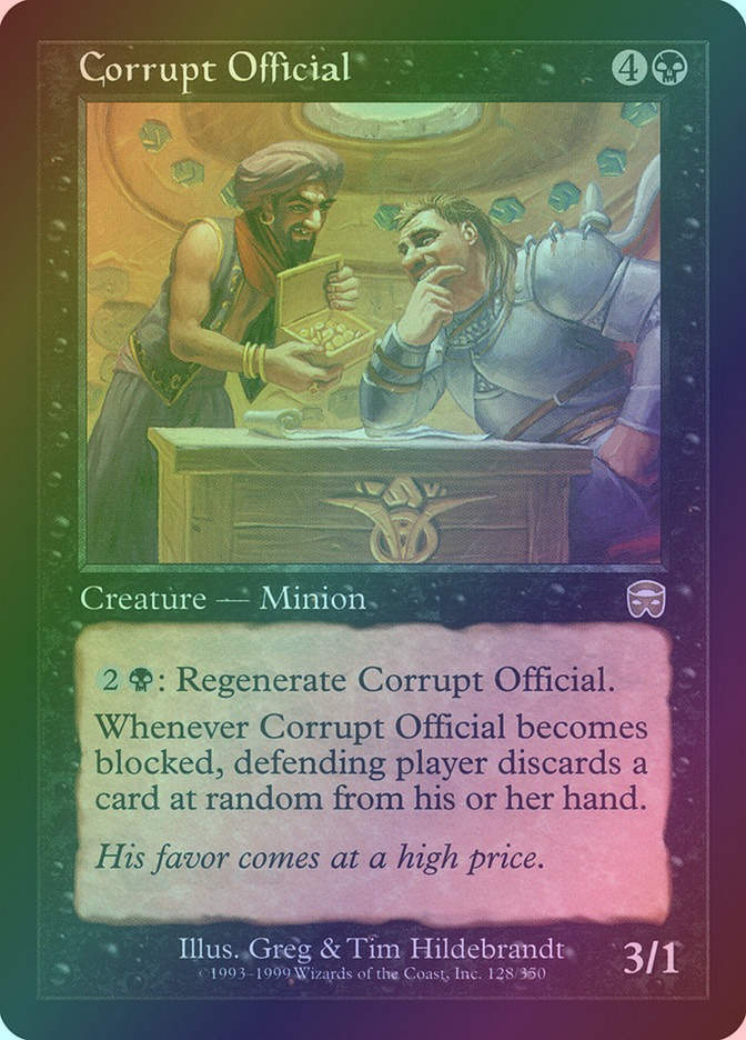 Corrupt Official (MMQ) (128) / Foil