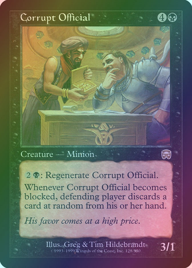 Corrupt Official (MMQ) (128) / Foil