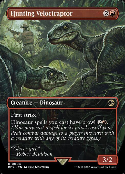 Hunting Velociraptor (rex)