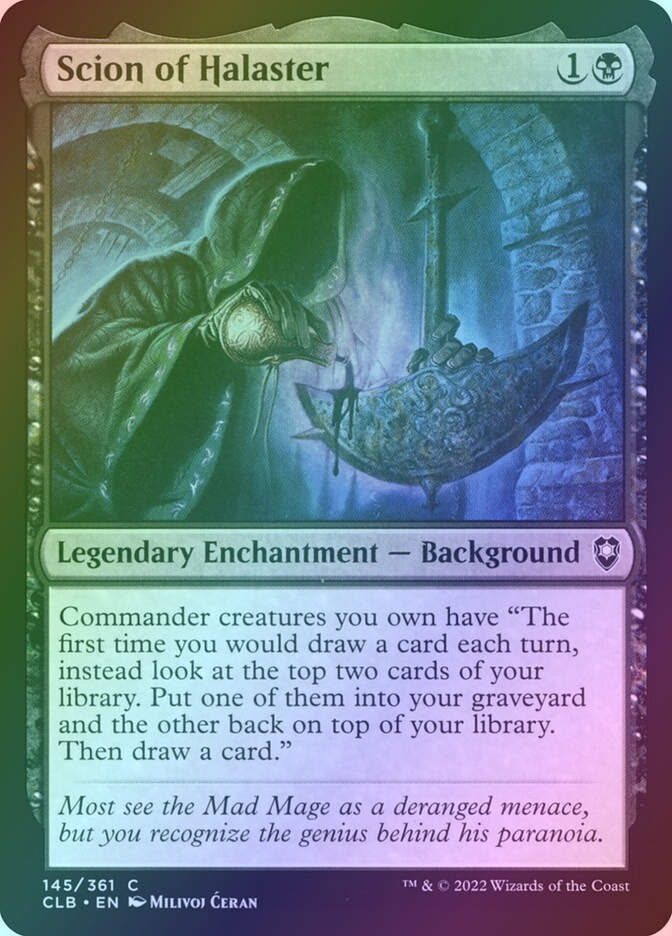 Scion of Halaster (CLB) (145) / Foil