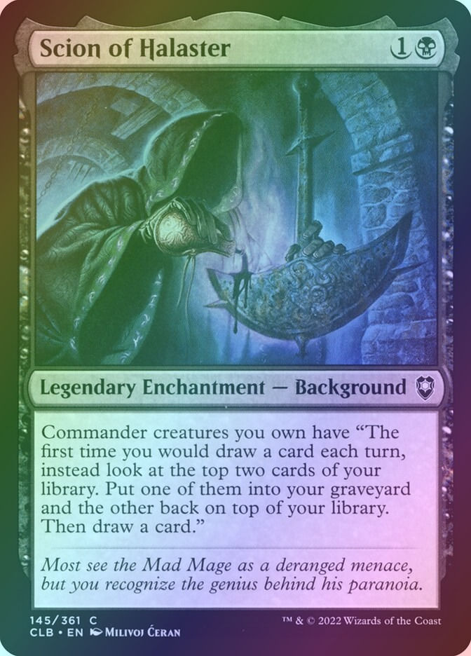 Scion of Halaster (CLB) (145) / Foil