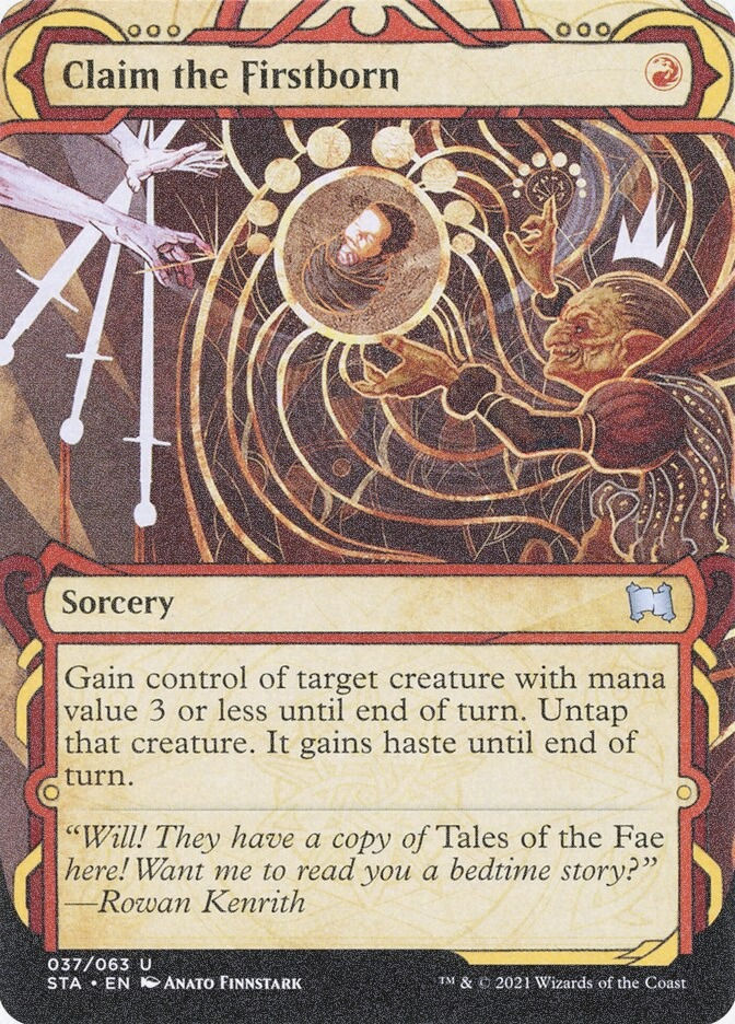 Claim the Firstborn (STA) (37) / Borderless / Showcase / Foil Etched