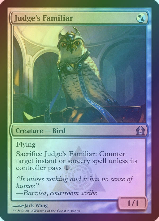 Judge's Familiar (RTR) (218) / Foil