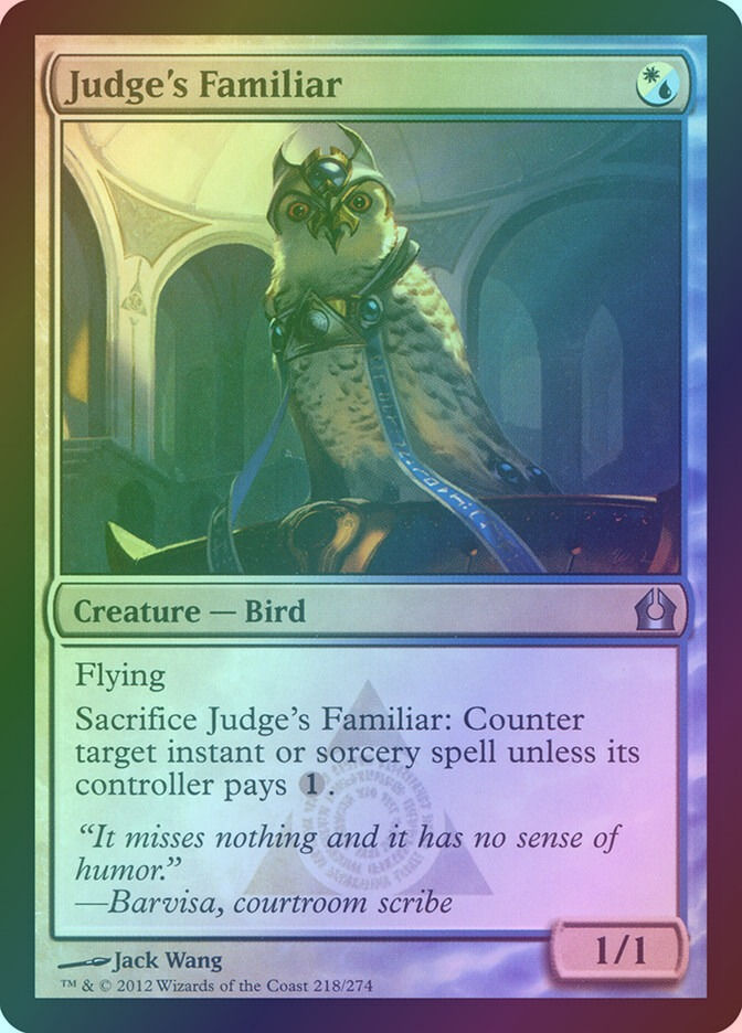 Judge's Familiar (RTR) (218) / Foil
