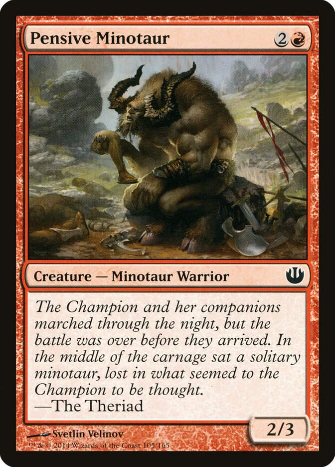 Pensive Minotaur (JOU) (105)