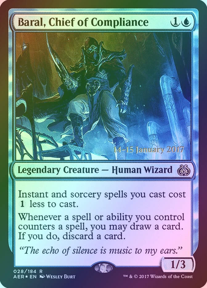 Baral, Chief of Compliance (PAER) (28s) / Foil