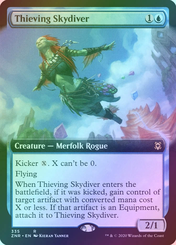 Thieving Skydiver (ZNR) (335) / Extended Art / Foil