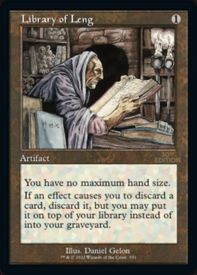 Library of Leng (30a) / Retro Frame
