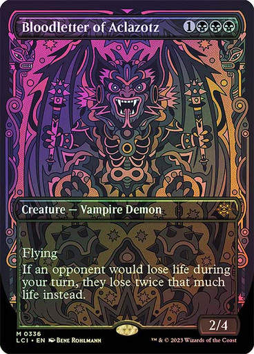 Bloodletter of Aclazotz (lci) / Borderless / Foil