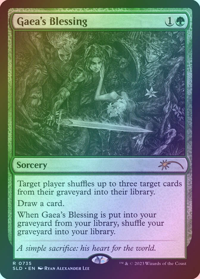 Gaea's Blessing (SLD) (735) / Foil