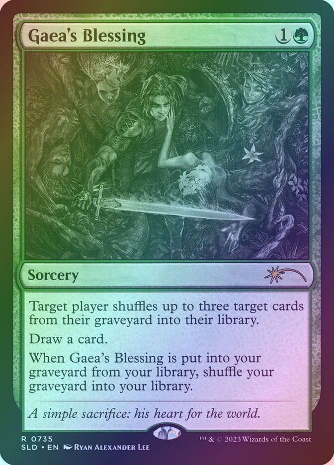 Gaea's Blessing (SLD) (735) / Foil