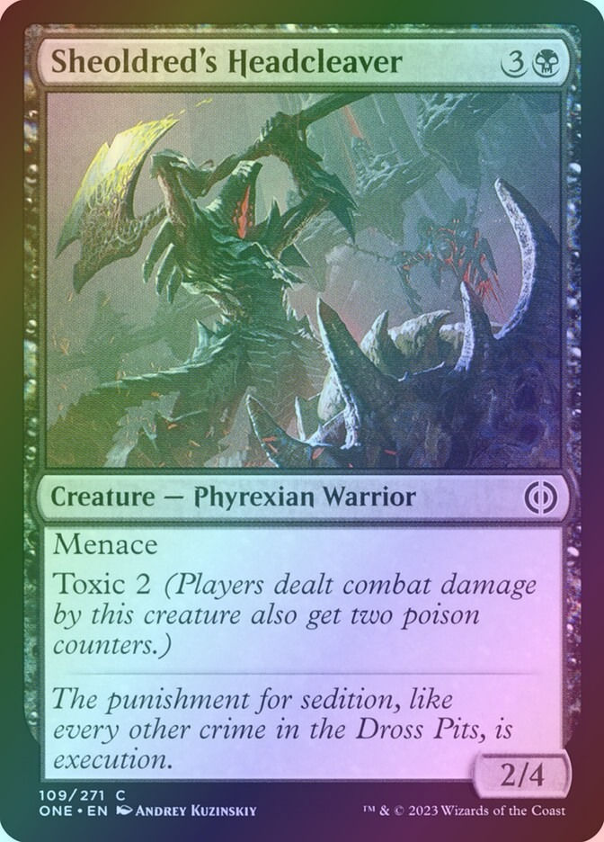 Sheoldred's Headcleaver (ONE) (109) / Foil