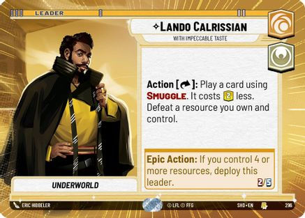 Lando Calrissian - With Impeccable Taste (Hyperspace) (SHD_#296)