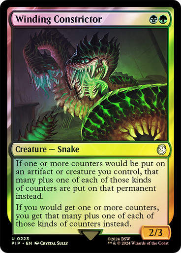Winding Constrictor (pip) (223) / Foil