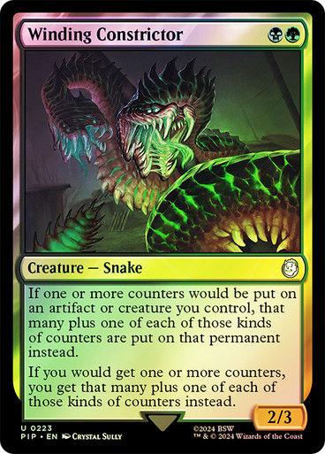 Winding Constrictor (pip) (223) / Foil