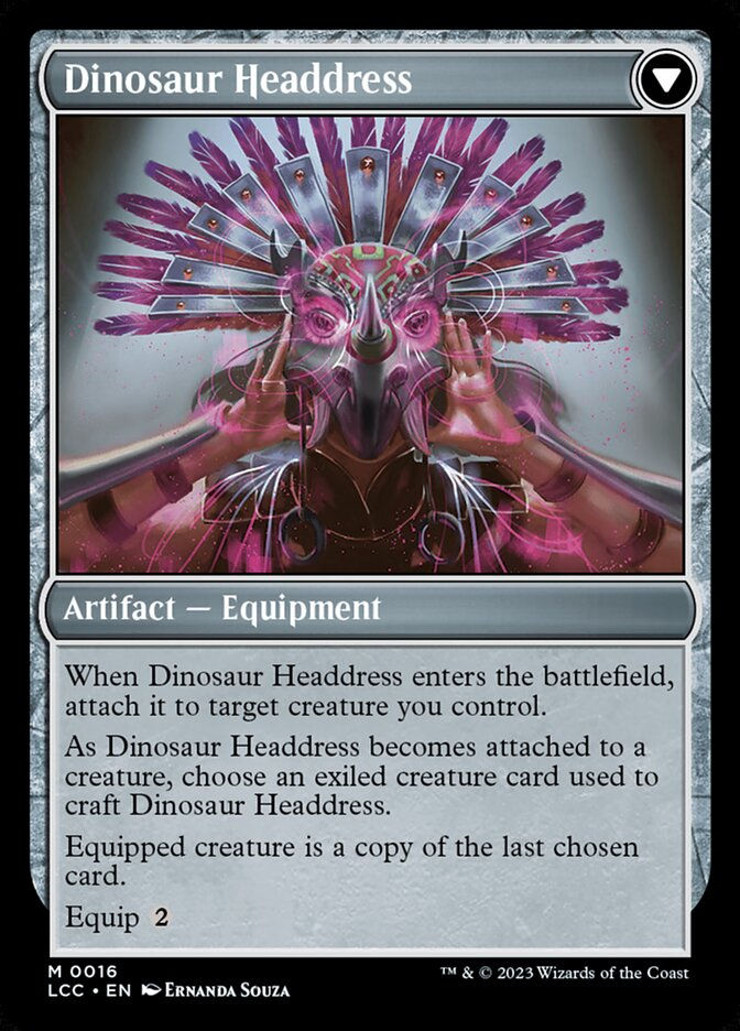 Paleontologist's Pick-Axe // Dinosaur Headdress (LCC) (16) — cara 2 de 2