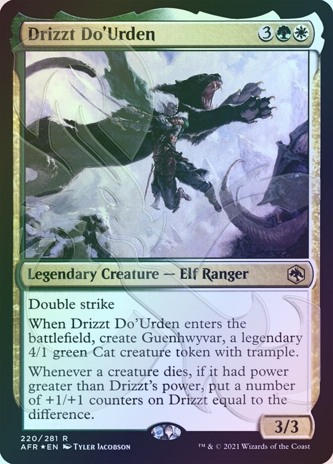 Drizzt Do'Urden (PAFR) (220a) / Embossed Foil