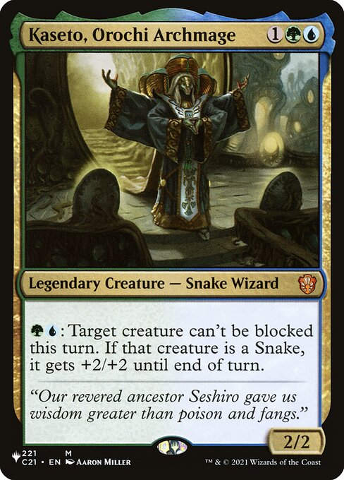 Kaseto, Orochi Archmage (PLST) (C21-221)