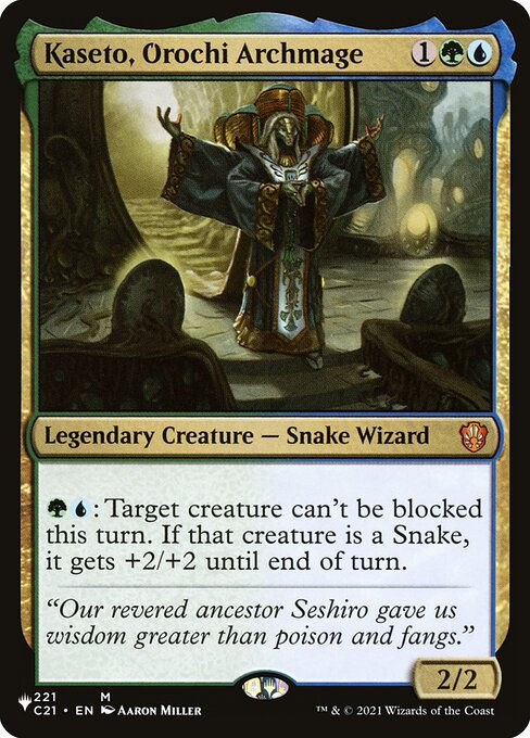 Kaseto, Orochi Archmage (PLST) (C21-221)