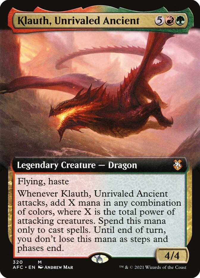 Klauth, Unrivaled Ancient (AFC) (320) / Extended Art