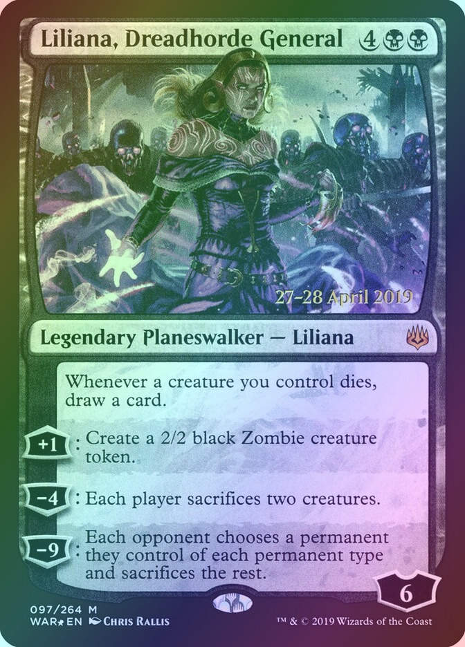 Liliana, Dreadhorde General (PWAR) (97s) / Foil