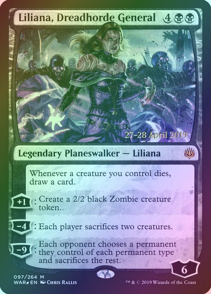 Liliana, Dreadhorde General (PWAR) (97s) / Foil