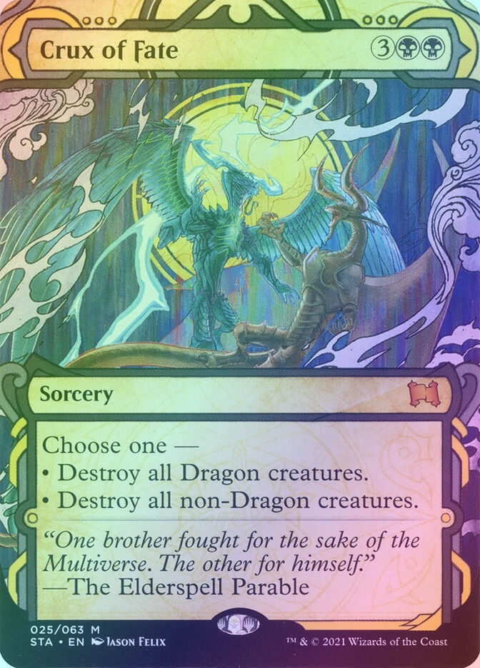 Crux of Fate (STA) (25) / Borderless / Showcase / Foil