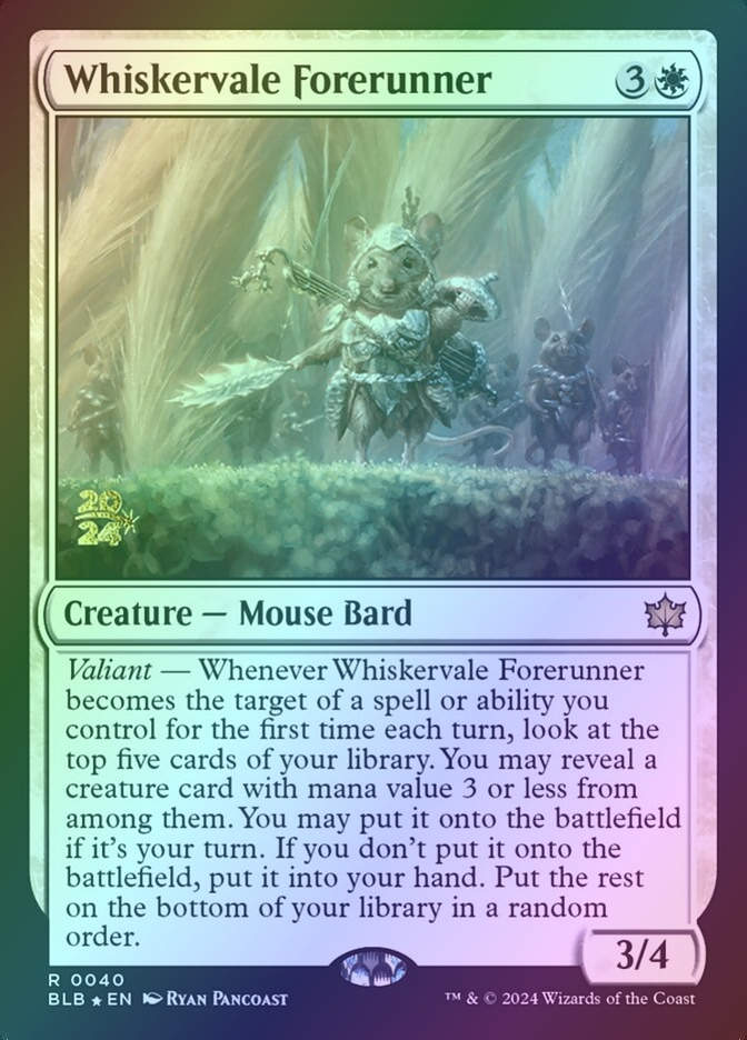 Whiskervale Forerunner (PBLB) (40s) / Foil