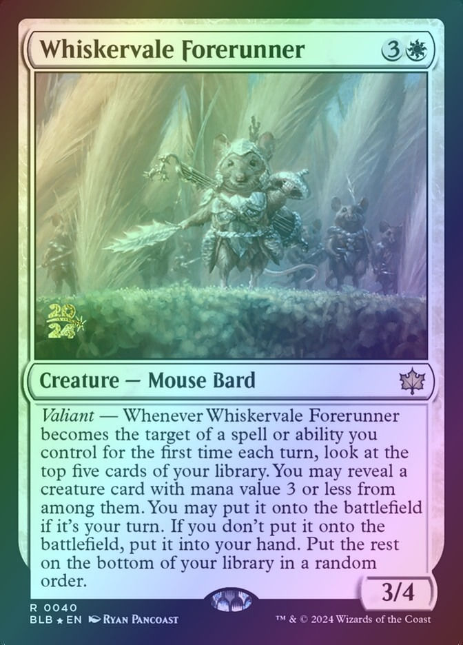 Whiskervale Forerunner (PBLB) (40s) / Foil