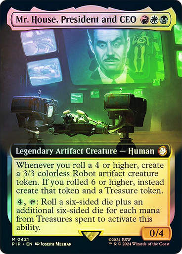 Mr. House, President and CEO (pip) (421) / Extended Art Foil