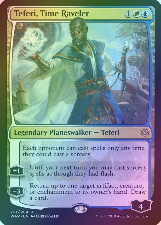 Teferi, Time Raveler (WAR) (221) / Foil