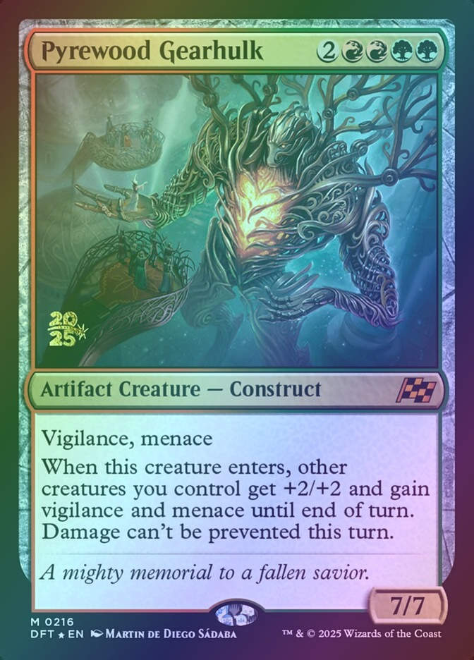 Pyrewood Gearhulk (PDFT) (216s) / Foil