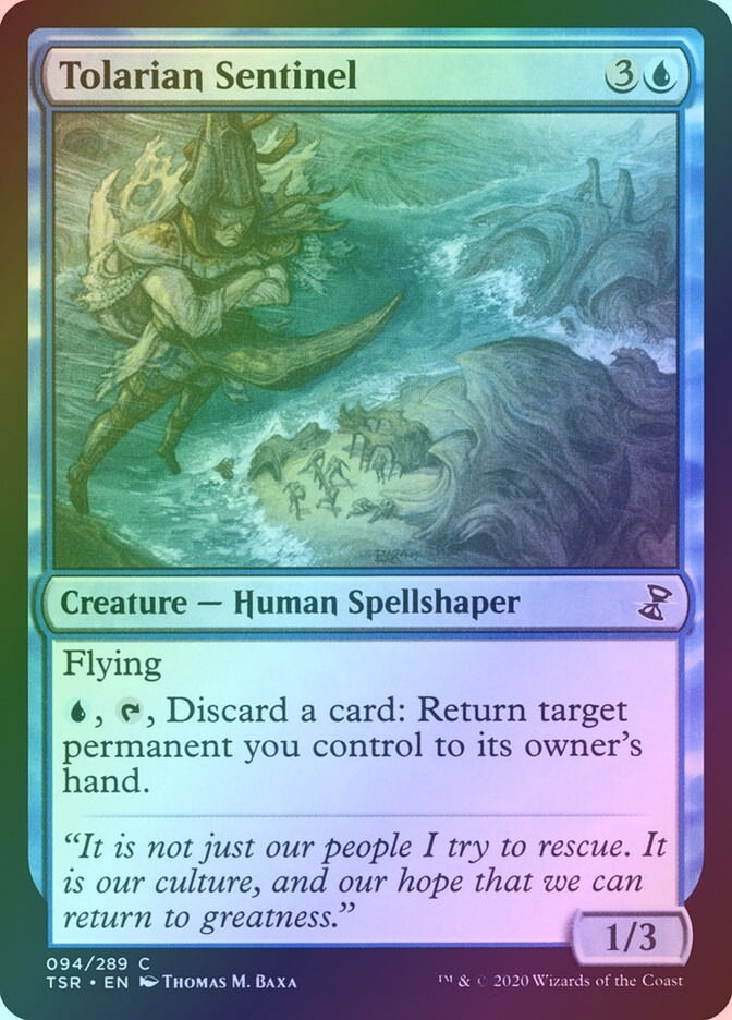 Tolarian Sentinel (TSR) (94) / Foil