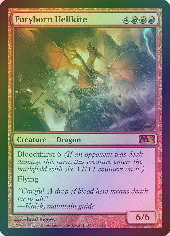 Furyborn Hellkite (M12) (135) / Foil