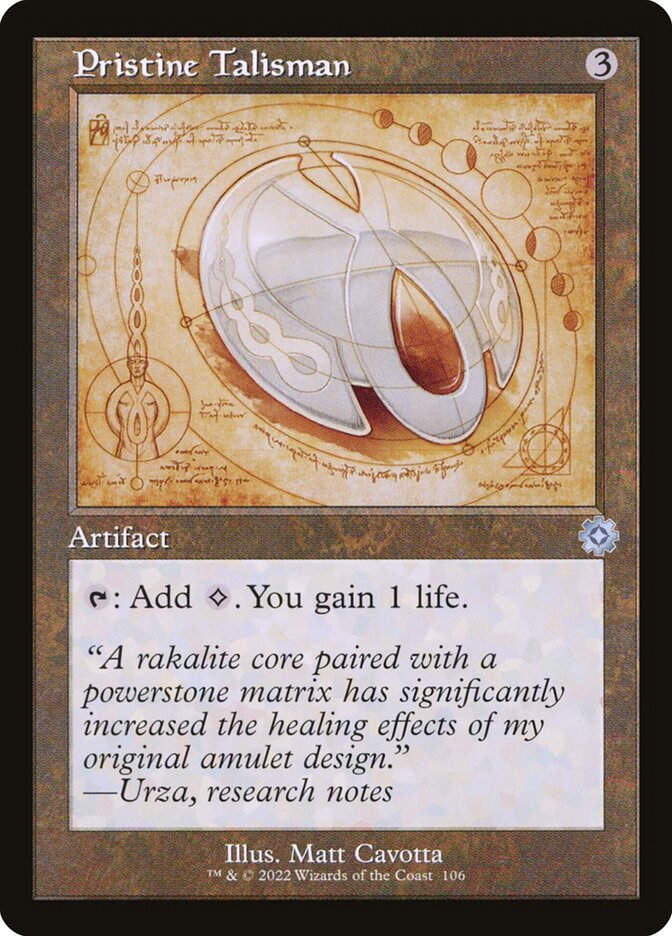 Pristine Talisman (BRR) (106) / Schematic