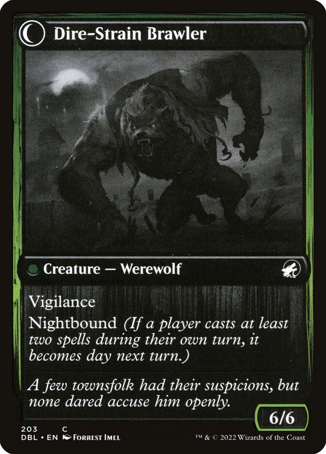 Tireless Hauler // Dire-Strain Brawler (DBL) (203) — cara 2 de 2