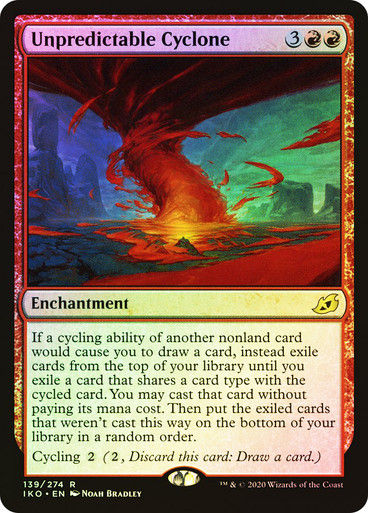 Unpredictable Cyclone (IKO) (325) / Extended Art / Foil