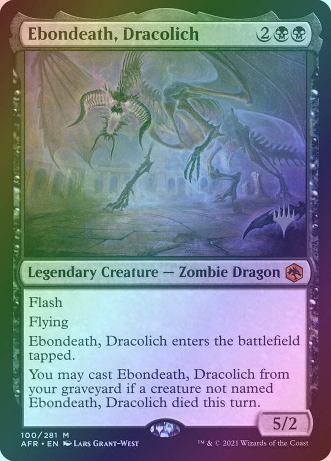 Ebondeath, Dracolich (PAFR) (100p) / Foil